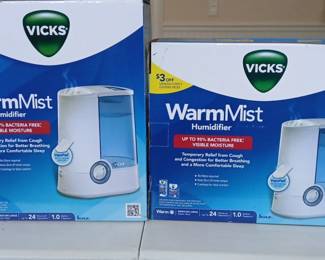 Two Vicks Warm Mist Humidifier