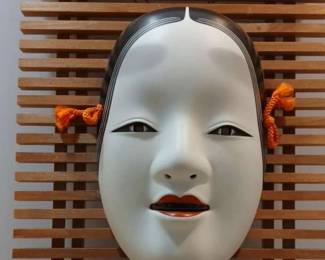 Noh Mask, Ceramic