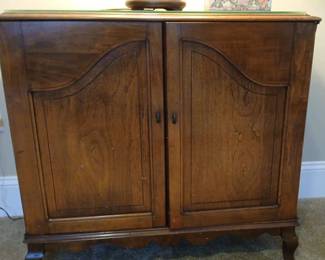 006 Cedar Lined Wood Storage Cabinet
