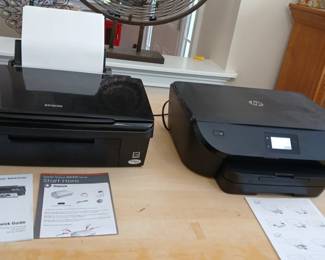 Two Printers HP Envy and Epson