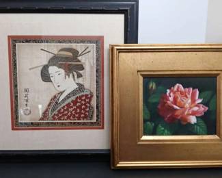 Geisha 11 Lithograph Print by Sally Ray Cairns
