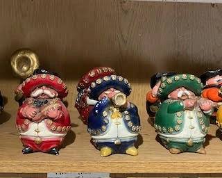 Ceramic 12 piece Marachi band from Mexico
