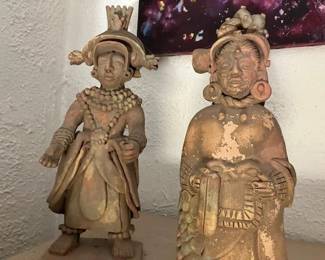 Ceramic Mayan set