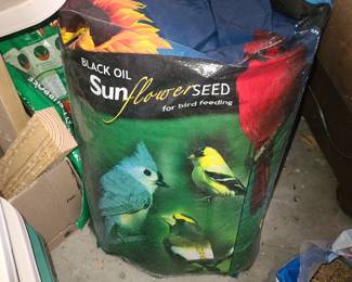 Large bag of bird seed