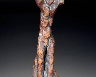 Russell 1991 Studio Art Pottery Torso Figure Sculpture