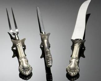 National Silver Company 3-Piece Carving Set