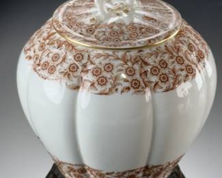 Antique Worcester Royal Worcester Biscuit Barrel/Jar
