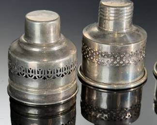 Lot of 4 Sterling Silver Candelabra Inserts