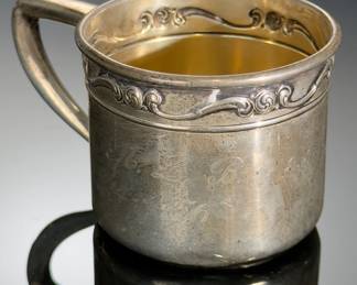 Gorham 1282 Sterling Silver Baby Cup