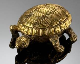 Vintage Looping Turtle Alarm Clock 15 Jewel Swiss Movement