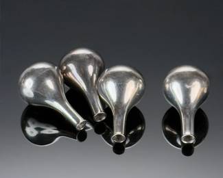 Lot of 4 Dansk Vintage Candleholders by Jens Quistgaard MCM