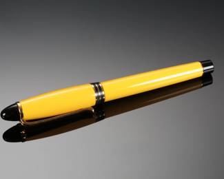 Aurora Italy Ipsilon Classic Yellow Rollerball Pen