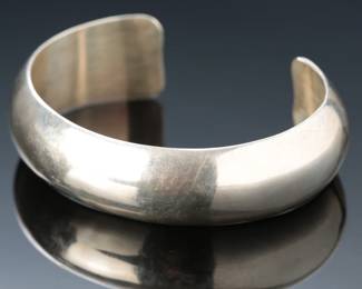 Sterling Silver Minimalist Cuff Bracelet
