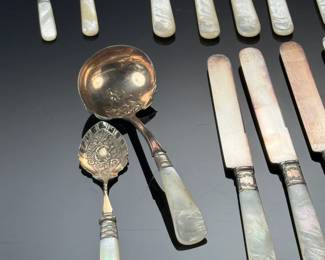 Landers Frary & Clark AETNA Works Pearl Handle Knife SEt & Misc