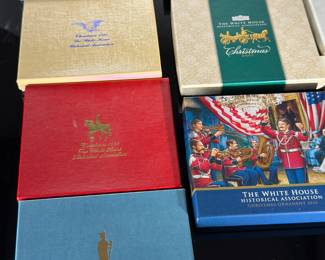 Lot of 20 White House Historical Association Christmas Ornaments 1991 to 2010