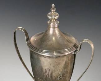 Edward Barnard & Son Sterling Silver Antique Presentation Trophy