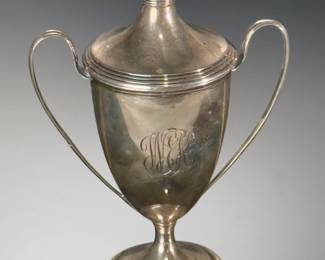 Edward Barnard & Son Sterling Silver Antique Presentation Trophy
