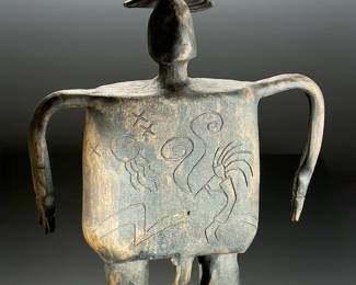 Studio Pottery Art Primitive Whimsical Figure