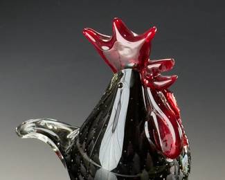 Studio Art Glass Chicken Murano