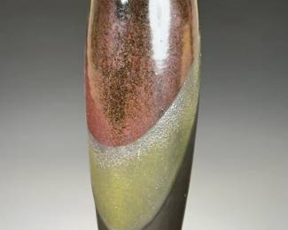 Studio Pottery Slender Vase Artist Made Ceramics