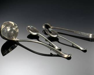 Lot of 4 Georgian Silver Plated Utensils