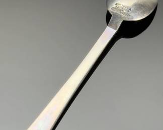 Hans Hansen Denmark Sterling Silver Demitasse Heirloom Spoon No 4 Mocha