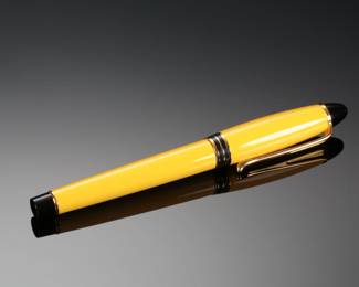 Aurora Italy Ipsilon Classic Yellow Rollerball Pen