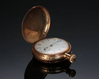1899 14k Gold Elgin Pocket Watch Model 1 Grade 173