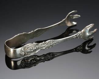 Antique Reed & Barton Francis I Sterling Silver Sugar Tongs