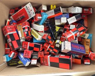 Lot of Vintage Vacuum Tubes