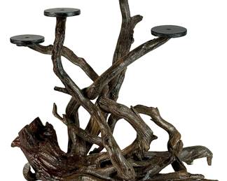 Artist Made Driftwood Candelabra