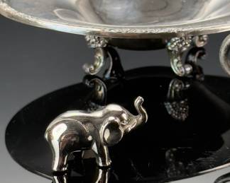 Lot of 4 Vintage Silverplate Bowls/Dish/Cup Items