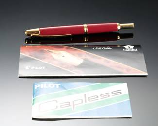 Pilot Namiki Capless Fountain Pen 14k Gold NIB Vanishing Tip