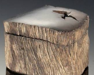Artist Made Natural Wood Trinket Box