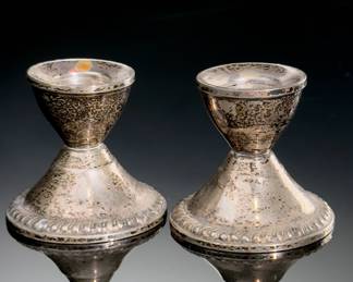 Duchin Creation Sterling Silver Candleholders