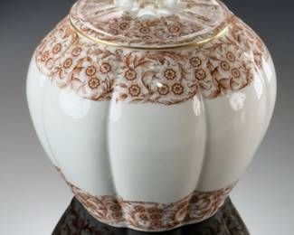Antique Worcester Royal Worcester Biscuit Barrel/Jar