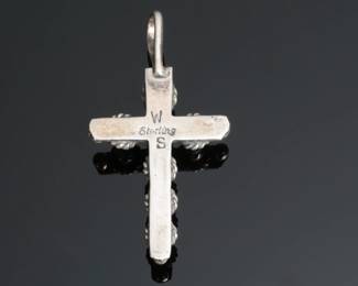 Native American Multi-Stone Cross Pendant