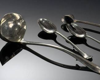 Lot of 4 Georgian Silver Plated Utensils