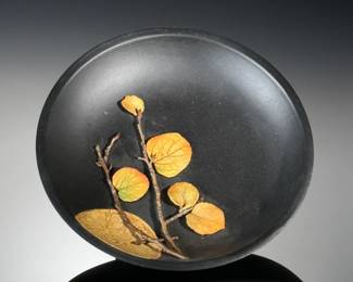 Chinese Leaf Dish Artist Made