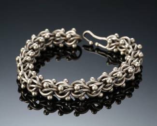 Brutalist MCM SIlver Bracelet