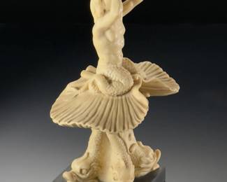 Amilcare Santini Triton Greek Sculpture Italy