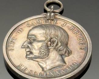 1878 Gift of Samuel J. Bridge Silver Medallion Award