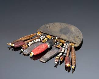 Jack McLean Bronze & Beads Mixed Media Art
