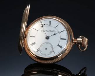 1890 14k Gold B.W. Raymond Elgin Grade: 70 Model 2 Pocket Watch