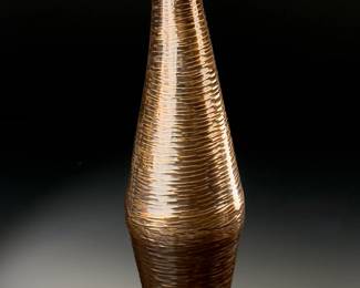 Spun Copper Decorative Vase