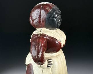 Cast Iron Woman Bank