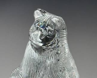 Waterford Crystal Grizzly Bear Figurine Paperweight