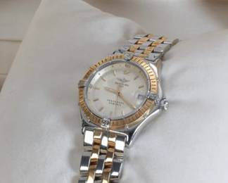Breitling Lady Perpetual Sirius Watch Ref: D62022 14k Gold & Steel Two-Tone