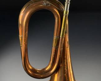 Copper & Brass Bugle Decorative