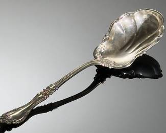 Blackinton & Co Helena Antique Sterling Silver Serving Spoon